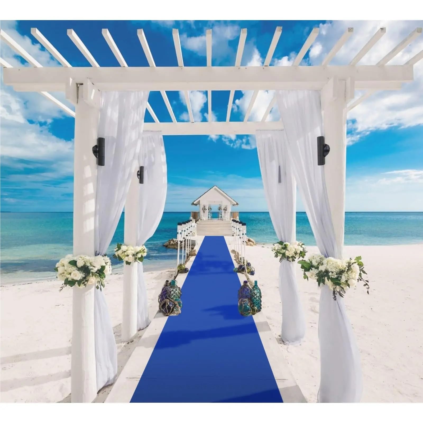 Teppich Hochzeit Hochzeitsgangläufer Blauer Gangläufer Teppich Teppiche Partys Und Events Indoor(8M,1.2M)