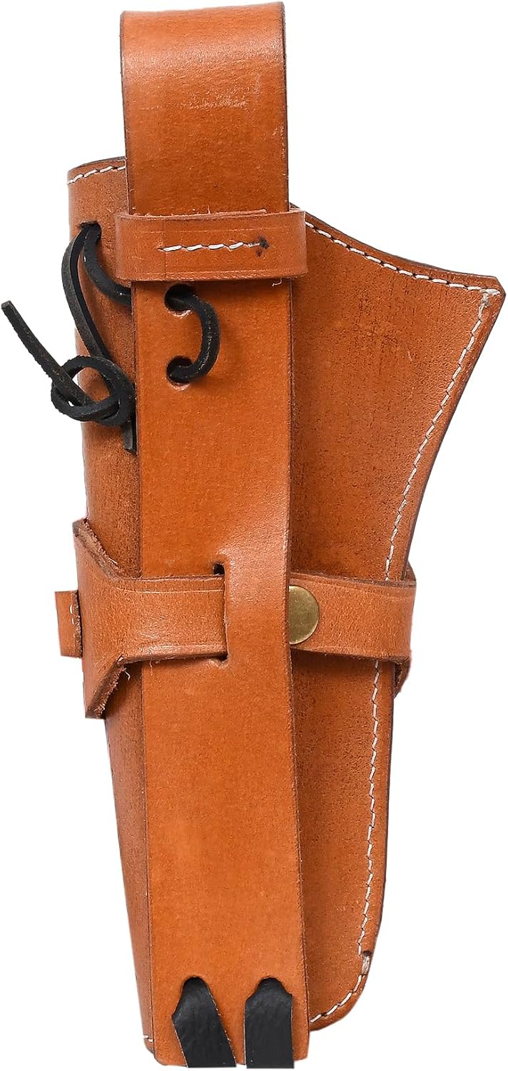Western Leather Holster for Colt Army & Heritage Rough Rider | Cowboy-Style Revolver Holster with Ammo Loops | Fits Right-Handed