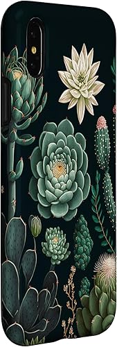 Miniatura 9 de Funda para iPhone 11 Pro Max con diseño floral botánico de plantas suculentas verdes