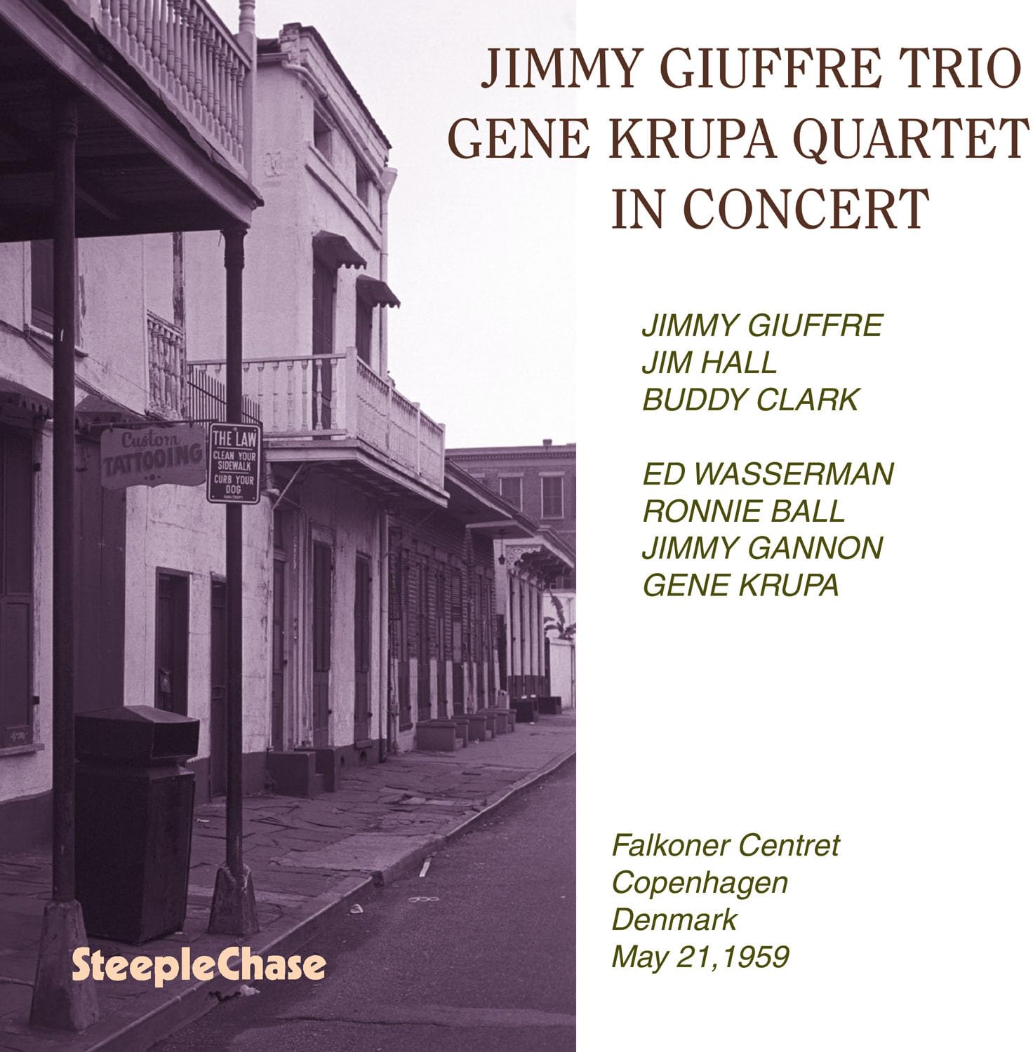 Jimmy Guiffre Trio / Gene Krupa Quartet In Concert CD NEW