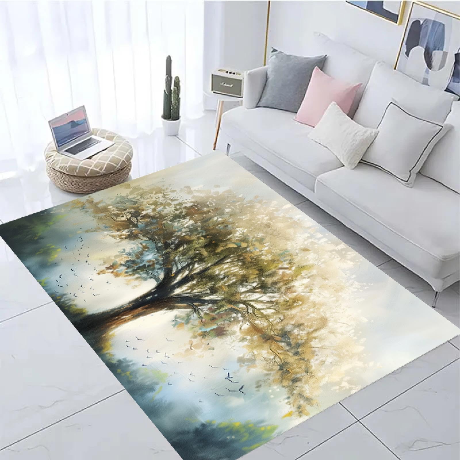 Tapis de sol antidérapant 160x220 cm pour cuisine et salle de bain
