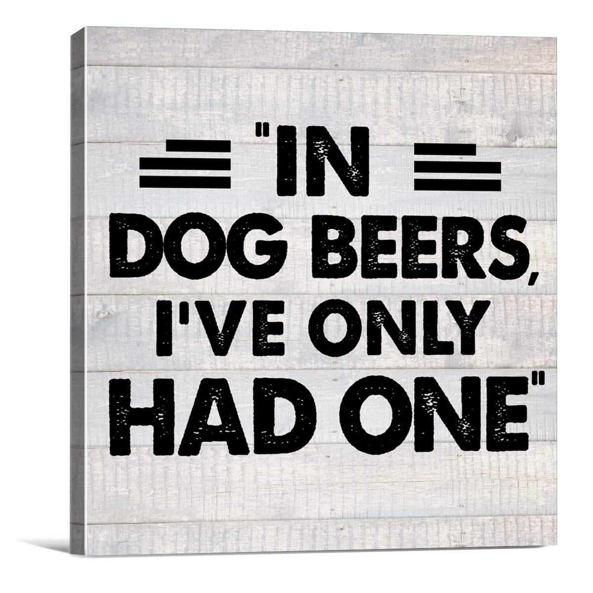 Office Quote Canvas Wall Art Framed Print 8x8 Inch Rustic Man Cave Game Room Poster Painting Desk Sign Decor, Gift for Team Memeber Employee Coworker