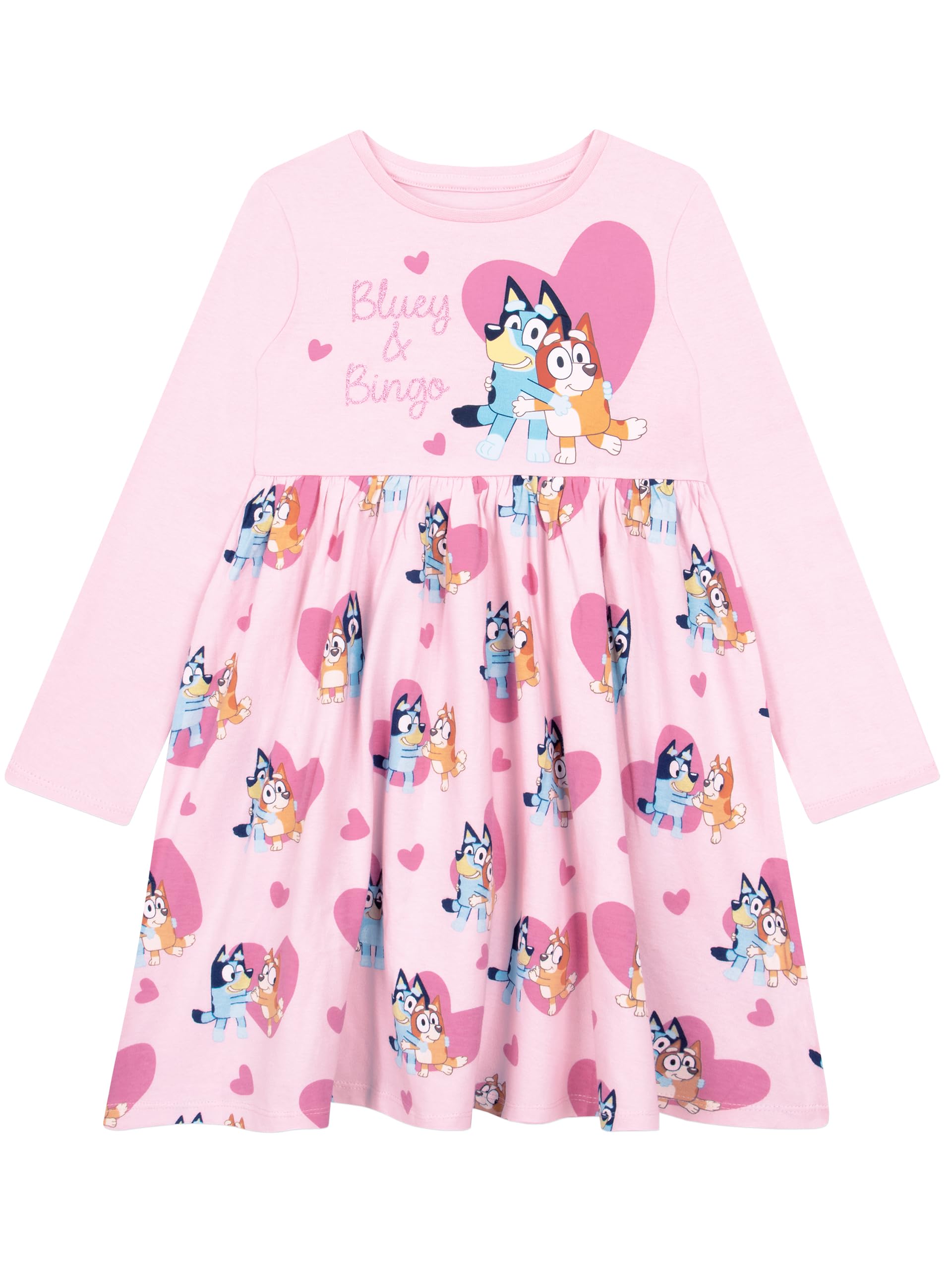 Bluey Dress | Bingo Girls Dress | Girls’ Dresses | Pink 18-24 Months