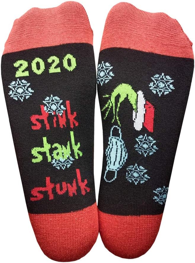 2020 Stink Stank Stunk Christmas socks