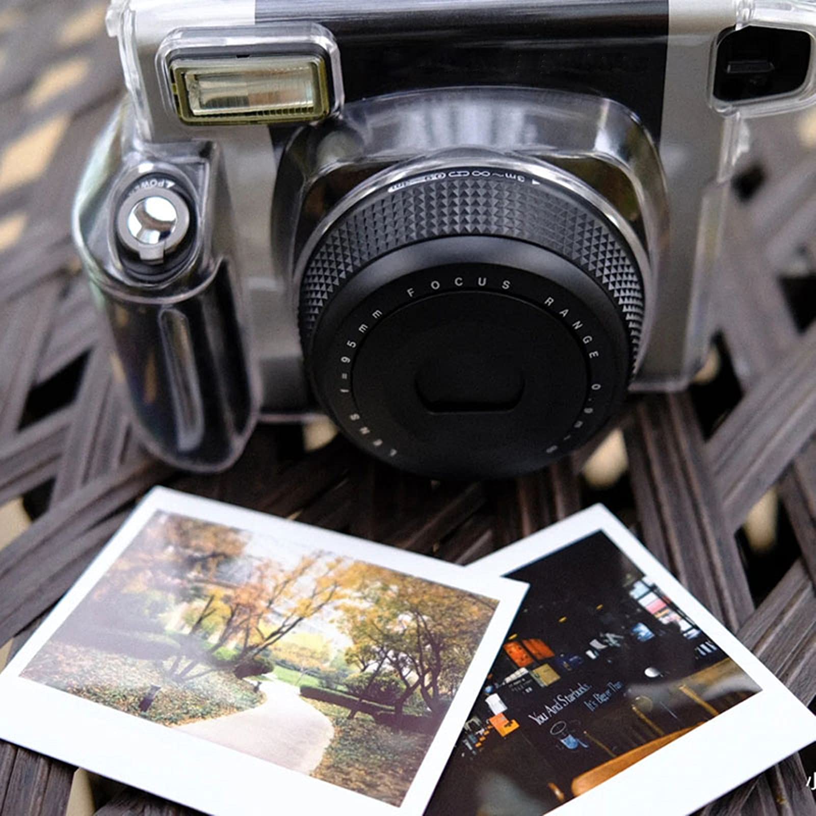 Protective Case for Fujifilm Instax Wide 300 Instant Film Camera Hard Shell Transparent PVC Case Protector - Image 3