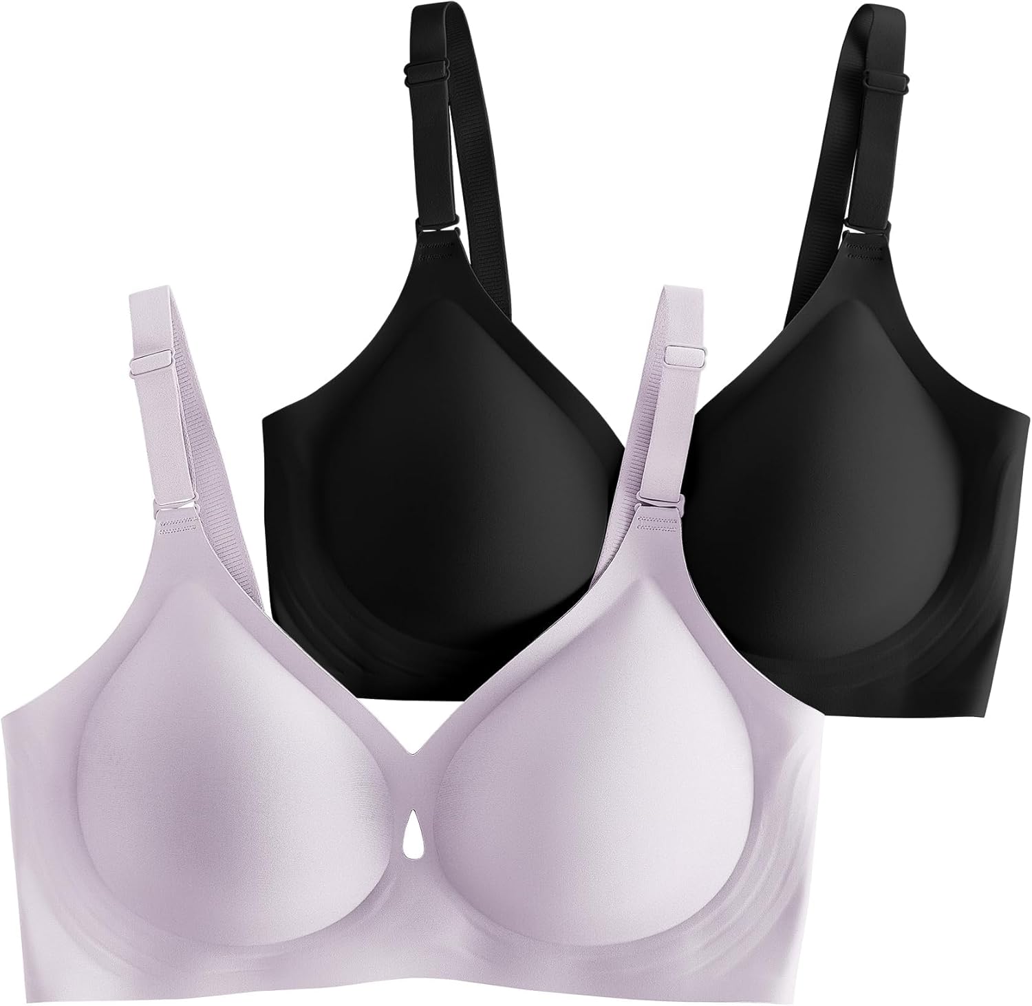 Padded Wireless Bras for Women - Wireless Bra Bralettes for Women with Support Padded Bralette