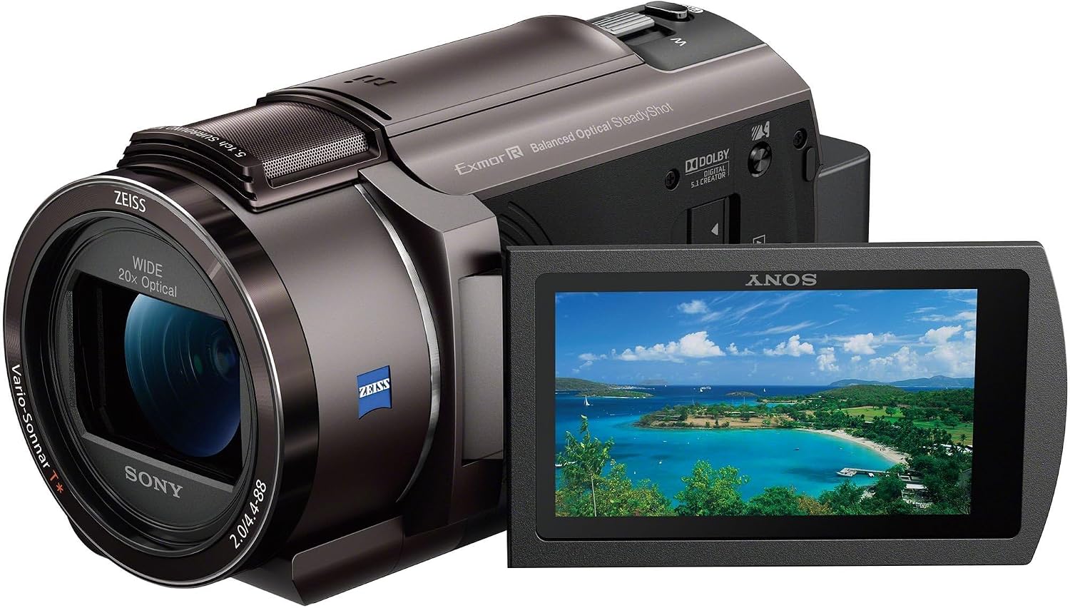 SONY ビデオカメラ FDR-AX40 4K 64GB 光学20倍 ブロンズブラウン SONY ビデオカメラ FDR-AX40 4K 64GB 光学20倍 ブロンズブラウン