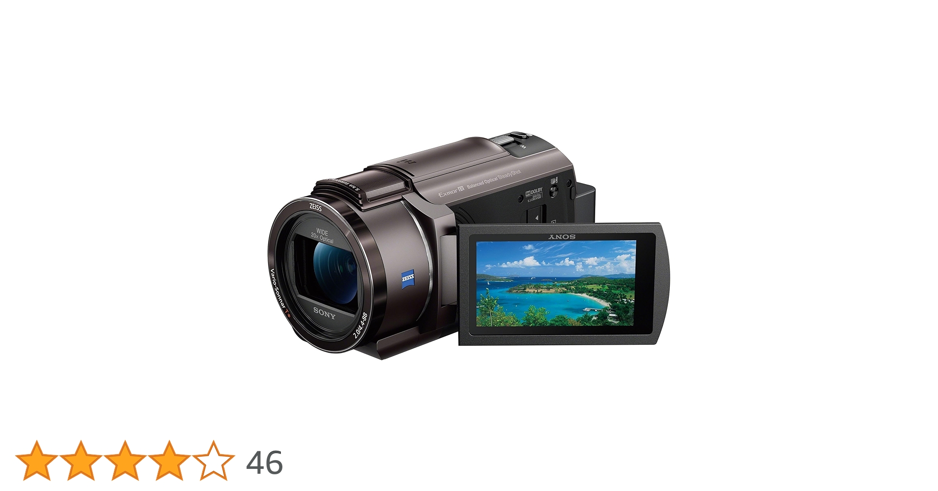 Amazon | SONY ビデオカメラ FDR-AX40 4K 64GB 光学20倍