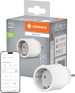 LEDVANCE SMART+ Indoor Plug, Smart Socket with Matte over WiFi, for Integrating Conventional Devices into the Smart Home, …