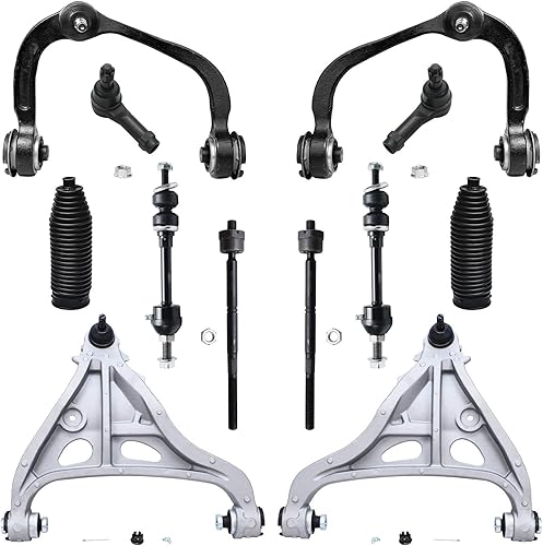 Miniatura 107 de Detroit Axle - Kit de suspensión delantera FWD de 12 piezas para Toyota Matrix Pontiac Vibe 2003 2004 2005 2006 2007 2008, 2 brazos de control