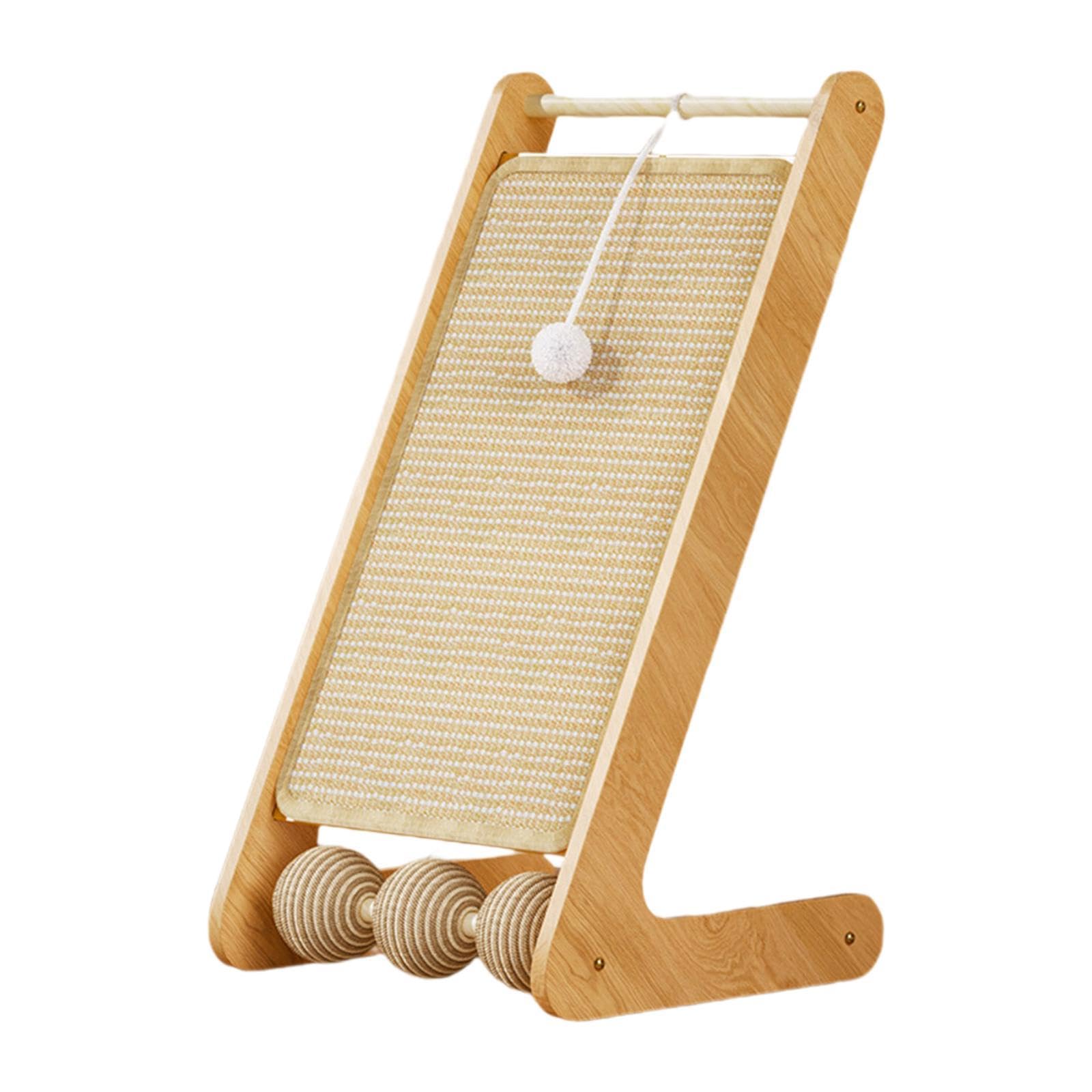 Arranhador para Gatos, Arranhador em Forma de L, Arranhador para Gatos Montado No Chão