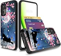 Vista 62 de Funda tipo cartera para Galaxy S20 FE de 6.5 pulgadas con ranura para tarjeta, tarjetas de crédito, tarjetas de crédito, funda para efectivo, doble