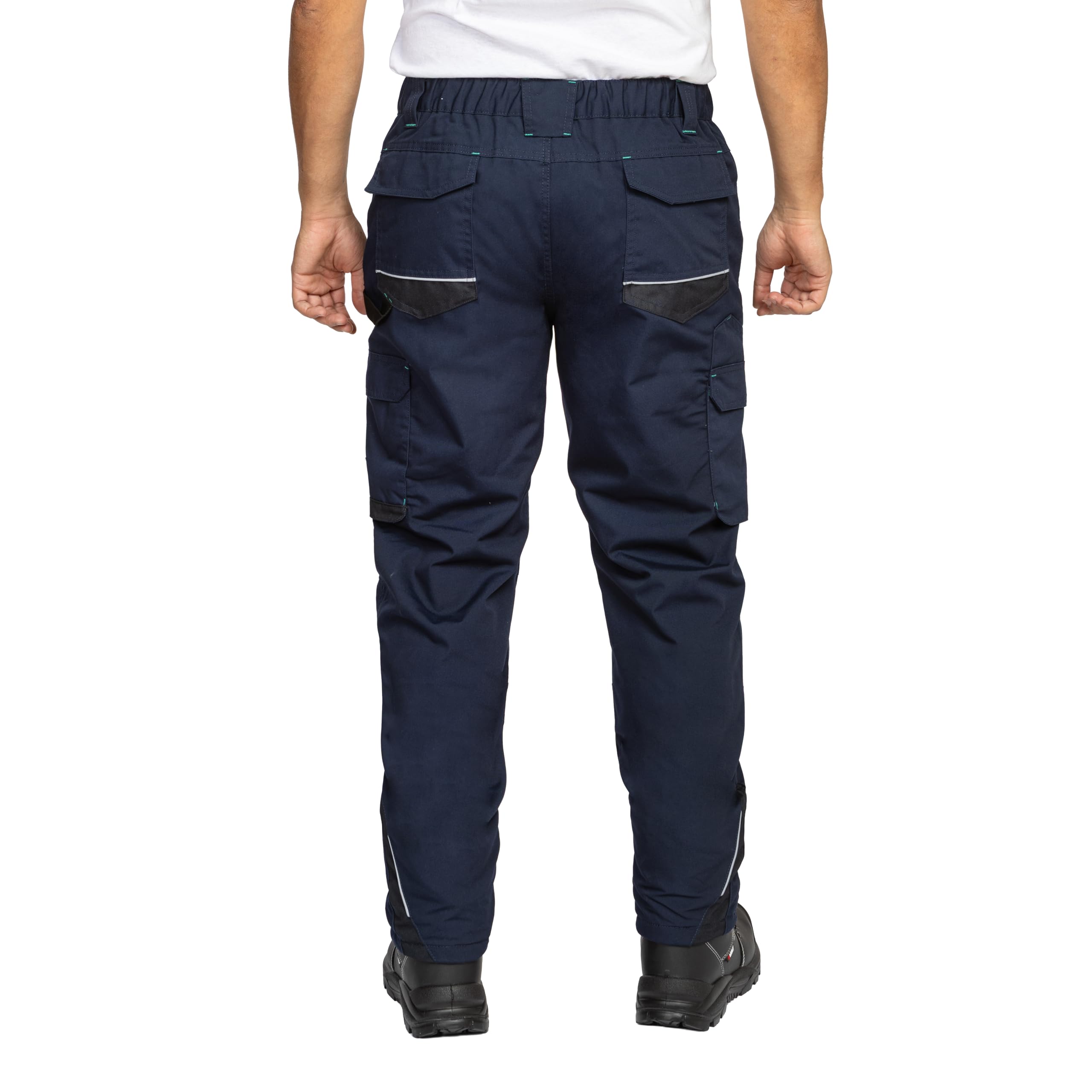 BWOLF Drift Ice - Pantalones de trabajo para hombre, impermeables, resistentes al frío y al viento, con elementos reflectantes