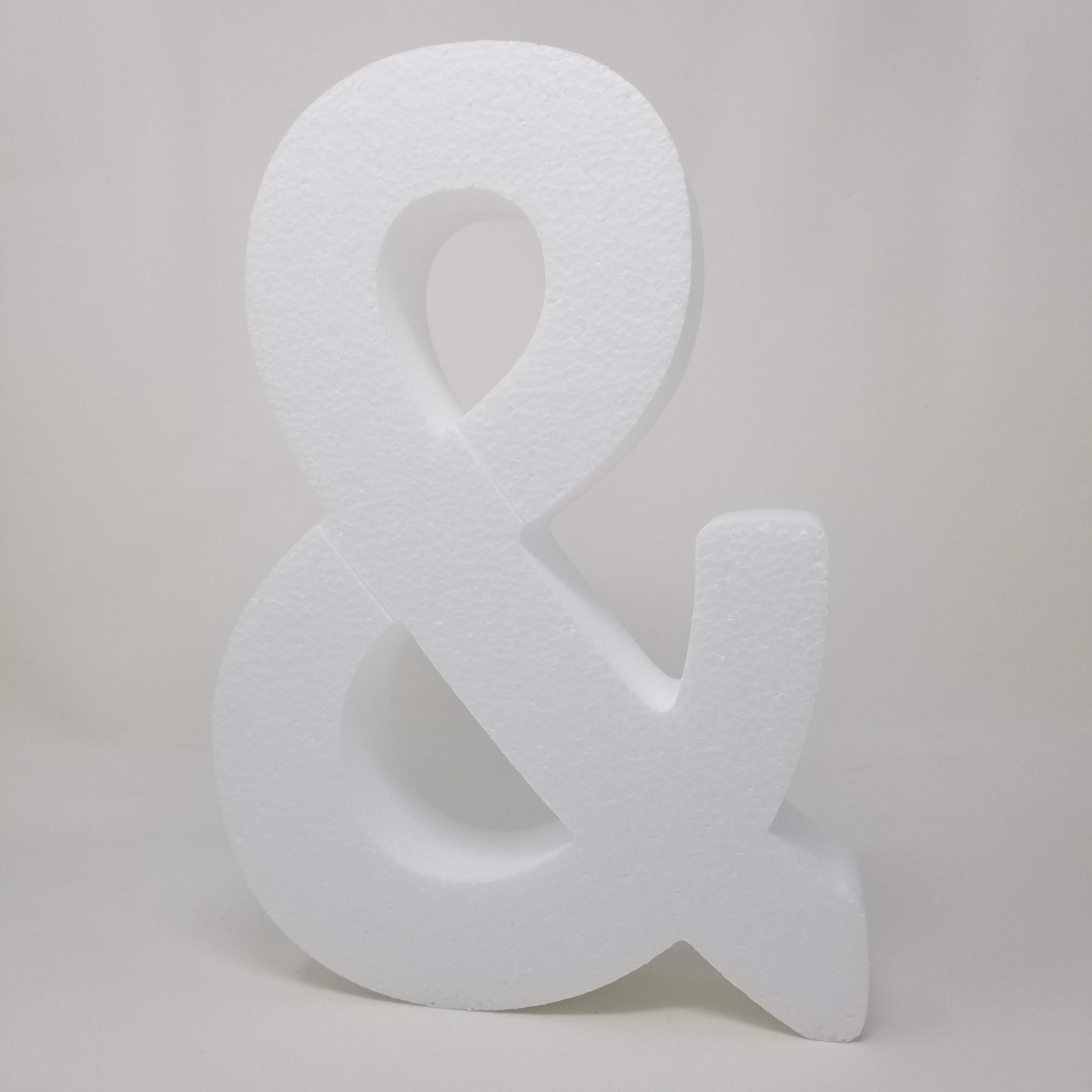 Free Standing - EPS Smooth Foam Symbols for Weddings, Cakes, Arts & Crafts - 12