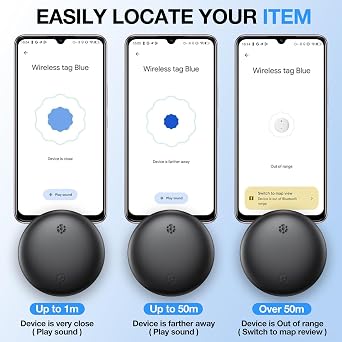 Smart Tracker for Android, 2 Pack Location Tags Compatible with Google Find My Device, Luggage Key Wallet GPS Finder Tag (Android Only) 2025 New Model