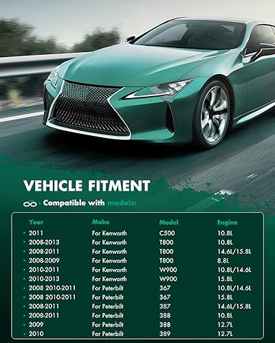 Miniatura 6 de SCITOO Aire acondicionado de condensador compatible con2011 para Kenworth para C500 2011, para T800 2008-2013, para W900 2010-2013, para 367