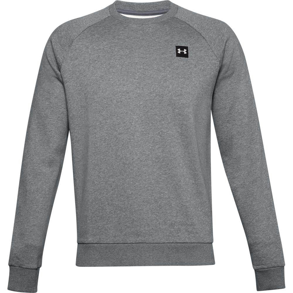 Under ArmourMen's Rival Fleece Crew Sports Jumper With Loose Fit, Comfortable and Warm Men's Jumper