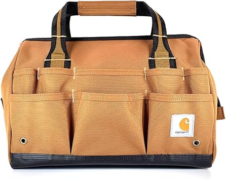 Carhartt Gear B0000351 14-Inch 25 Pocket Heavyweight Tool Bag One Size Fits All Carhartt Brown
