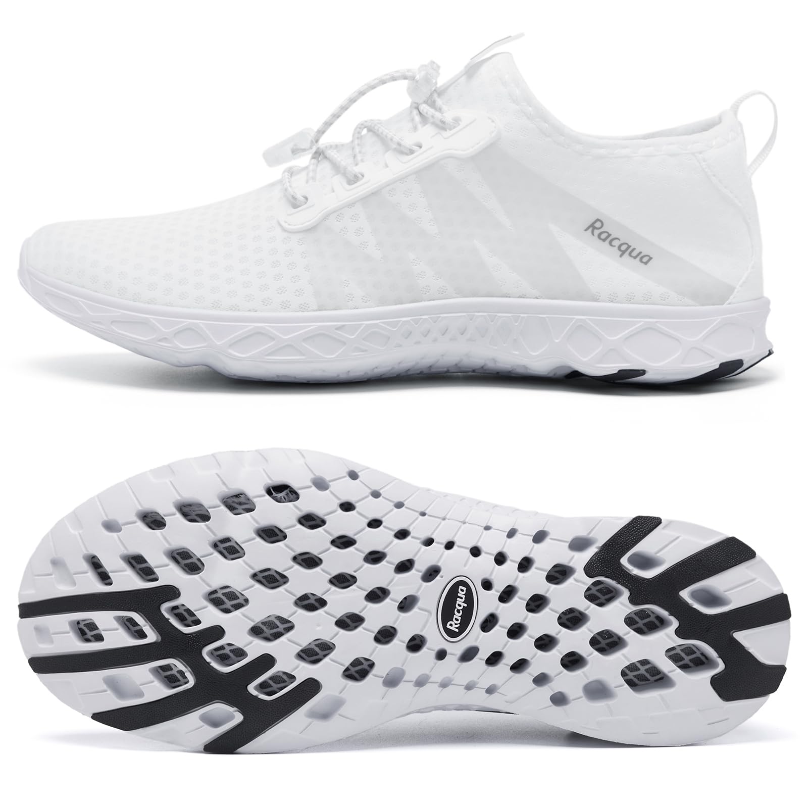 Racqua Women Men Breathable Mesh Water Shoes