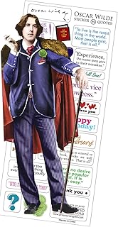 Oscar Wilde Quotable Notable - Greeting Card and Sticker Sheet - Envelope Included