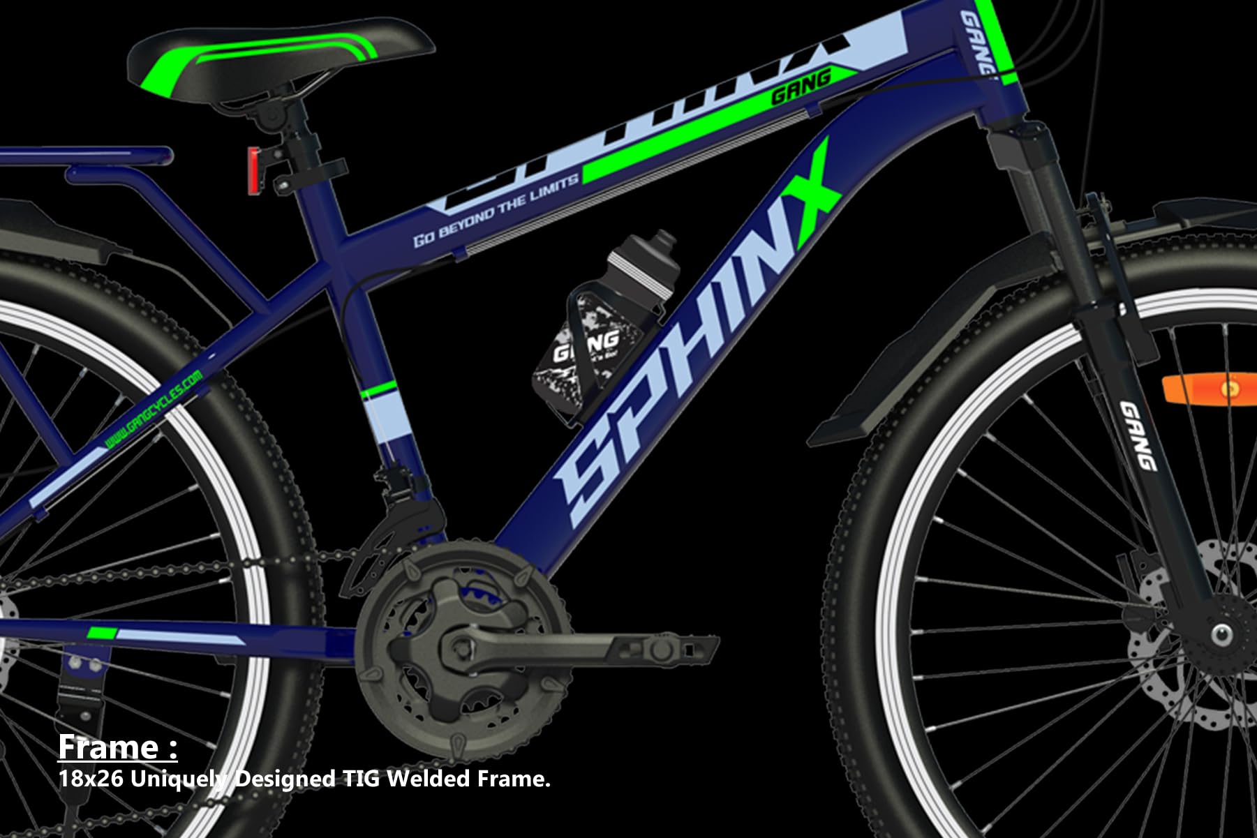 Buy GANG Seventy Seven Sphinx Front Suspension Dual Disc Brake