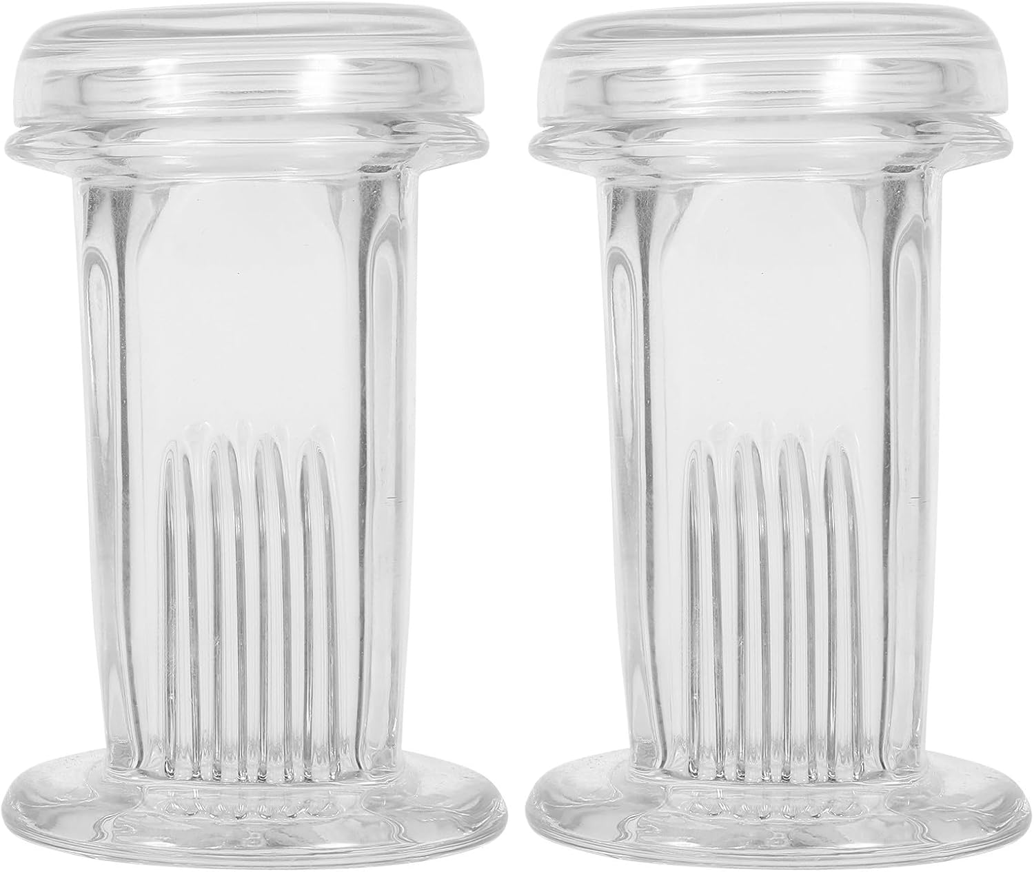 2pcs Coplin Slide Staining Jar Glass Tank with Lid 5-slide Capacity Laboratory Microscope Staining Supplies for Scientific and Lab Use