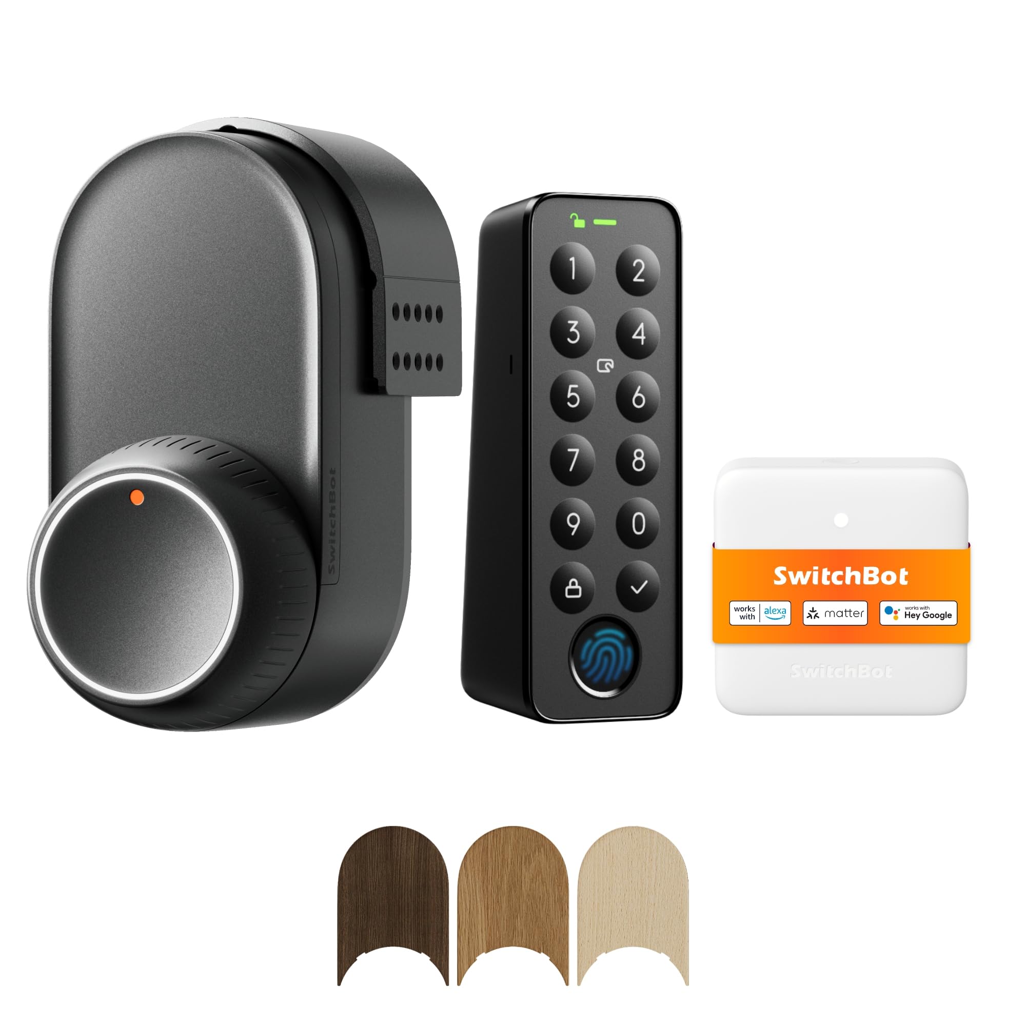 Smart Lock Ultra with Keypad,Fingerprint Door Lock, App Remote Control, Built-in WiFi Keypad Deadbolt, Auto Unlock, Waterproof&Easy Install,Supports Alexa and Google