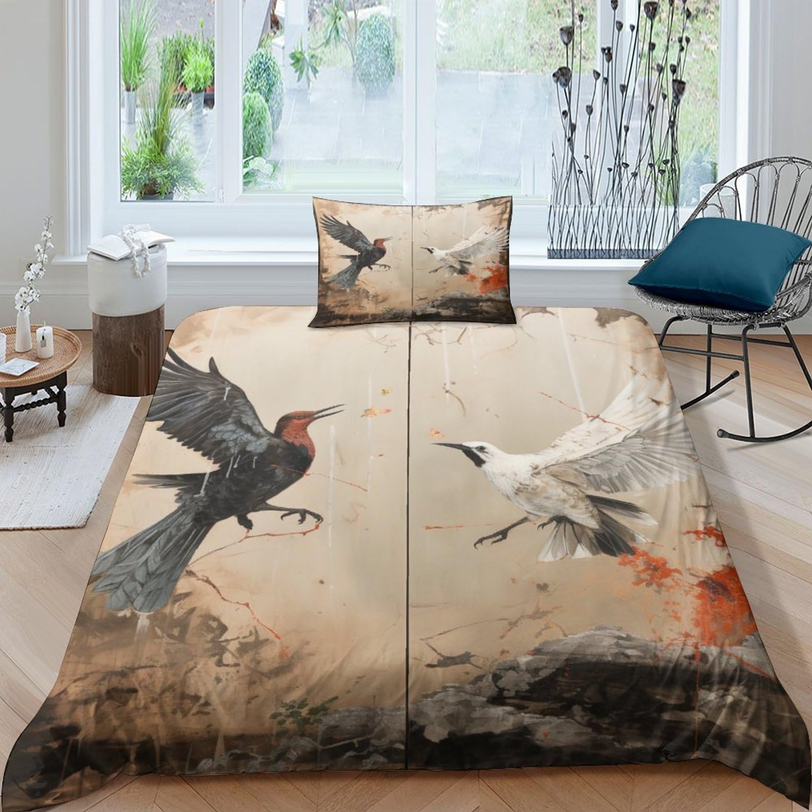 Housse de couette 135x200 multicolore IOFEER contre les nuits agitées