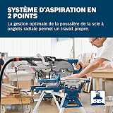 Bosch Professional scie à onglets radiale GCM 8 SJL (puissance 1 600 W, Ø de lame : 216 mm) - 3