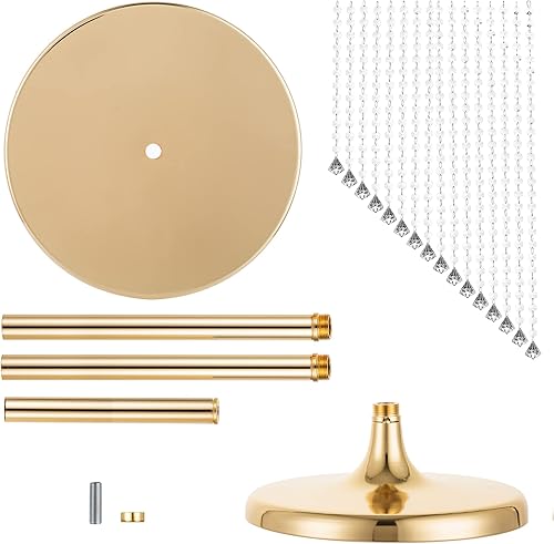 Miniatura 6 de Nuptio Juego de 2 jarrones de boda y 2 flores artificiales para centros de mesa de boda