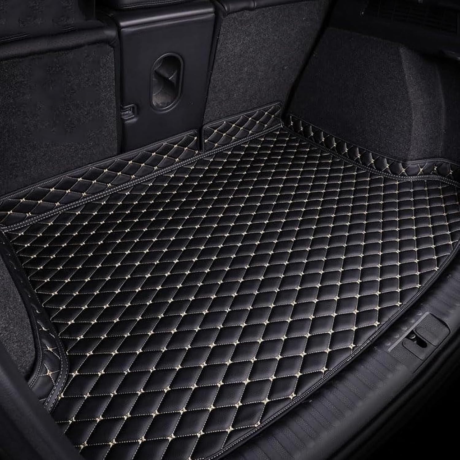 Tapis de Coffre Voiture pour Jaecoo 7 J7 PHEV 2024 2025 2026, Cargaison Tapis Protection Coffre Tapis Tapis Antidérapant pour Voiture Accessoires