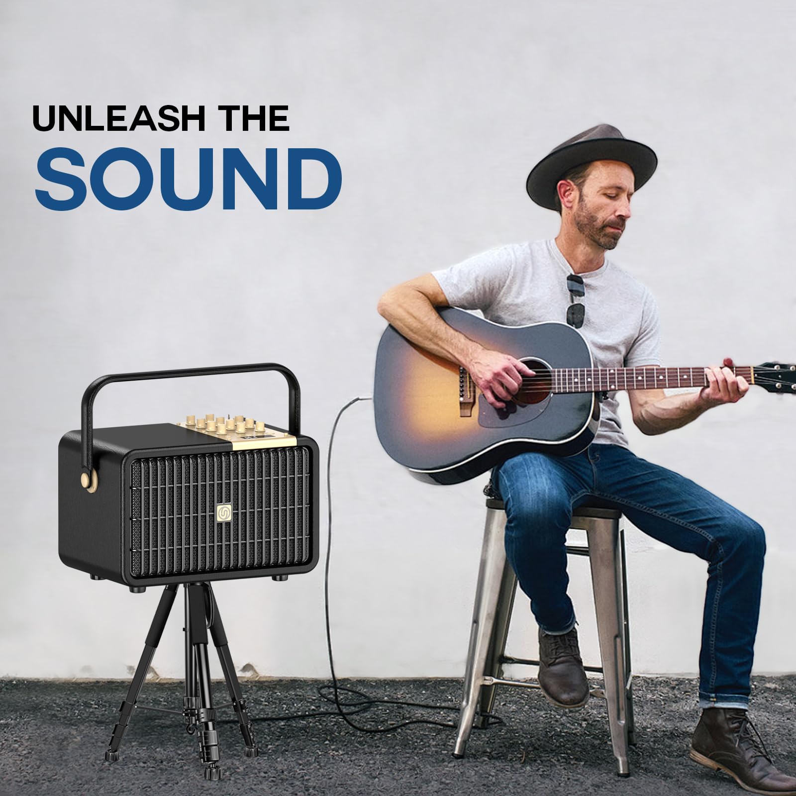 SUPNIU Tragbare Karaoke Maschine mit 2 UHF Mikrofonen, 320W Peak Bluetooth Karaoke Lautsprecher, Karaoke Equipment, Höhen & Bässe, für Zuhause, Party, Hochzeit, Outdoor, Weihnachten