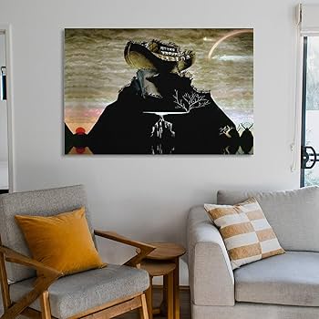 Amazon.co.jp: 藤城清治 ノアの箱舟 絵画 ポスター 工芸品の装飾