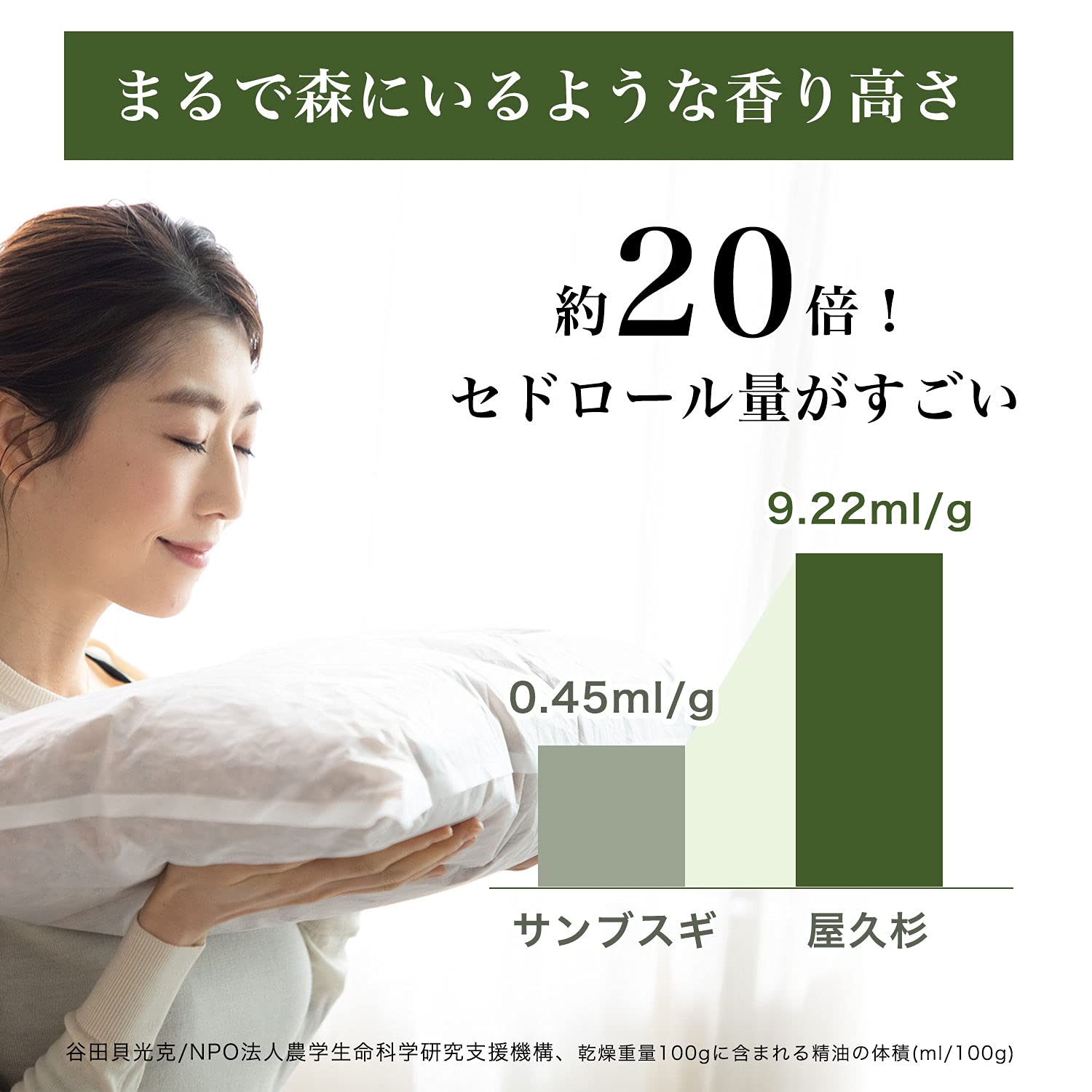やくしまくら【屋久杉の香りで快眠枕】 【公式通販】