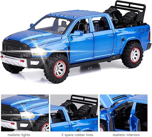 Miniatura 4 de RAM TRX 1500 Camiones de juguete para niños de 3 a 7 años de edad azul