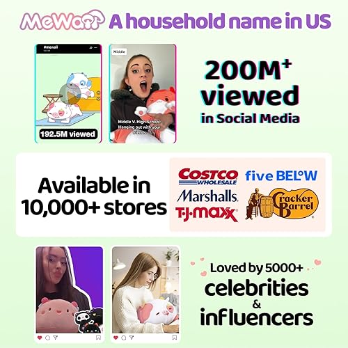 Miniatura 2 de Mewaii Almohada larga de peluche Kawaii de 44 pulgadas, lindo gato negro de peluche de animales de peluche, juguetes de peluche de ojos grandes,