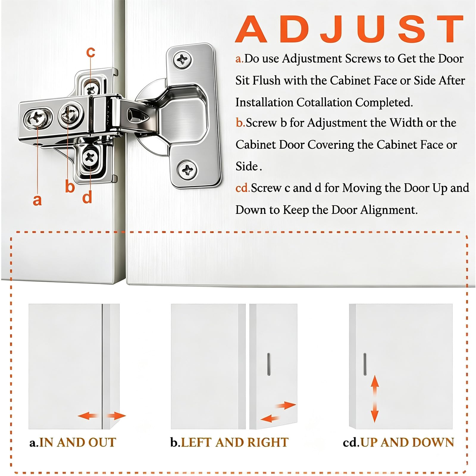 Soft Close Cabinet Hinges - 24 Pack -7 Soft Close Cabinet Hinges - 24 Pack -7