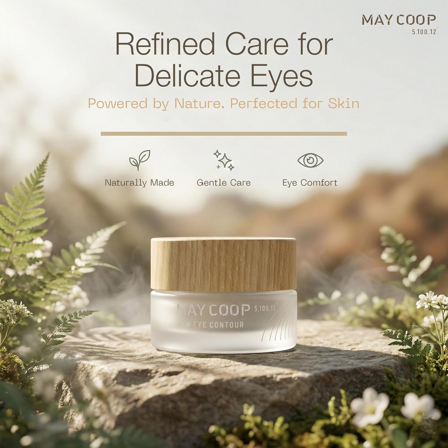 MAY COOP Raw Eye Contour | Korean Eye Cream with Sugar Maple Extract & Peptides, Hydrating Cream Contour for Daily Care, Lightweight Formula for Sensitive Skin, 0.67 fl oz - Image 6