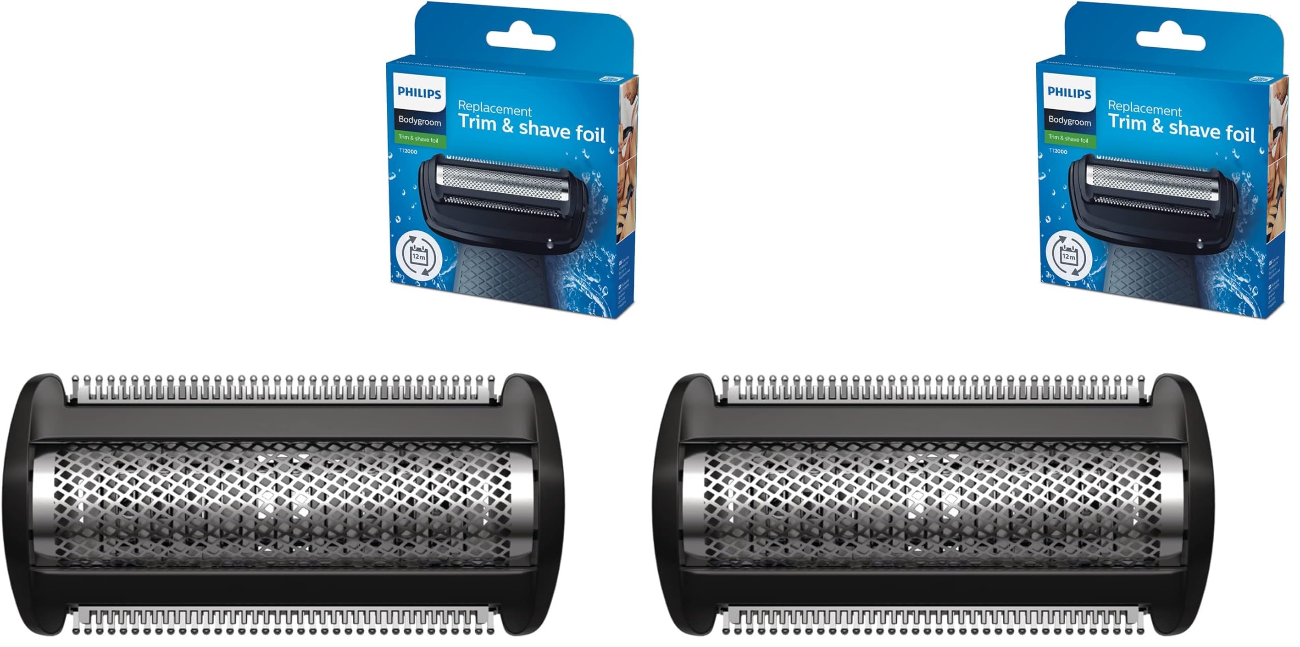 Philips Cuchilla de repuesto Bodygroom TT2000/43 (Paquete de 2)
