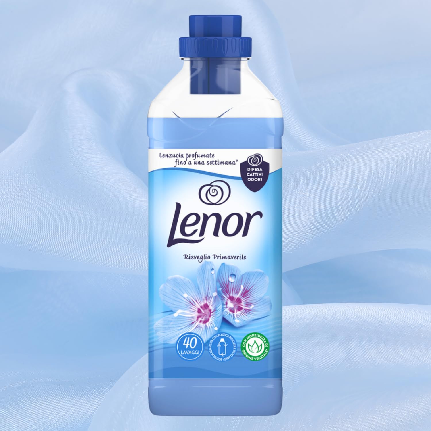 Ammorbidente Concentrato Profumato Bucato – Risveglio Primaverile kit con Spugna Brandizzata SPESA & RISPARMIO Inclusa – Variazioni 4/8/12 Pezzi – 840 ml (12)