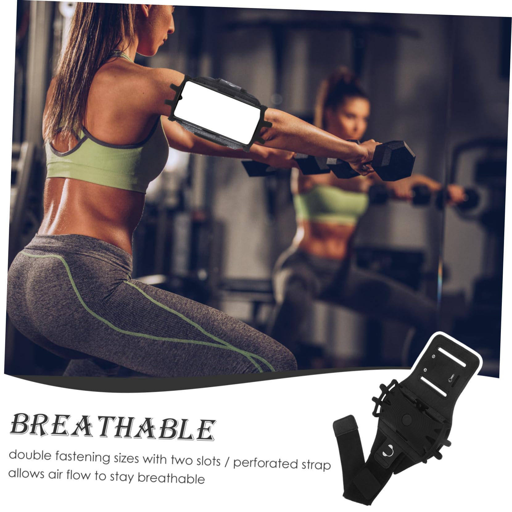 Uonlytech 3pezzi Armband Per Smartphone Con Rotazione Per Corsa Fitness e Sport All Aperto Compatibile Con La Maggior Parte Dei Telefono