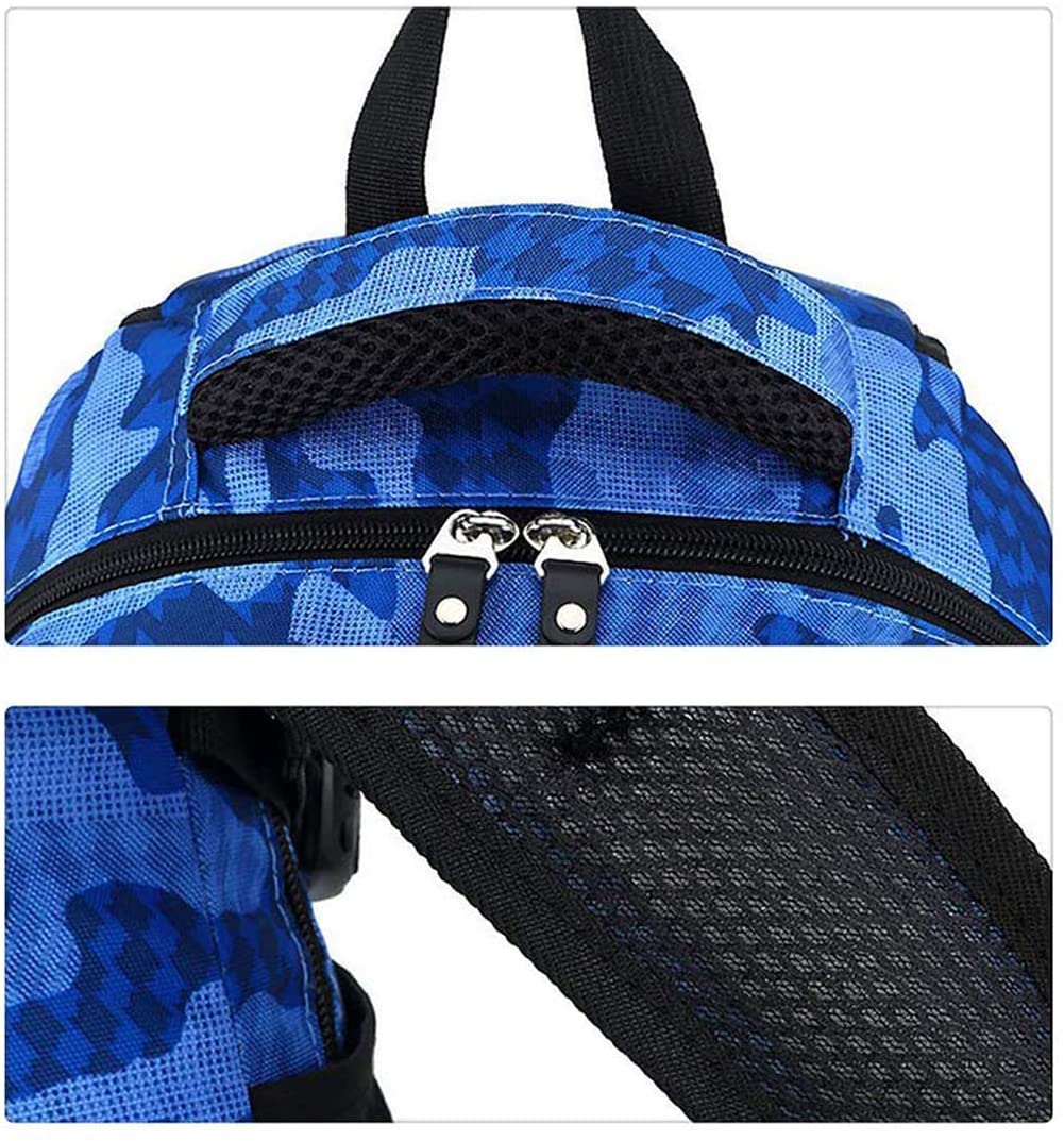 Zaino Scuola Trolley Zainetti per Bambini Zaino con Ruote Ragazzi Borse da Scuola School Bag Viaggio (Blu Lago)