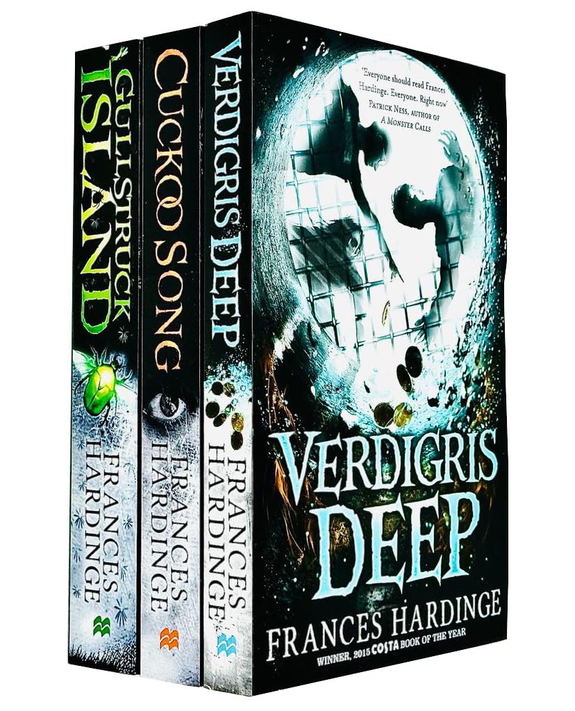Frances Hardinge Collection 3 Books Set (Verdigris Deep, Gullstruck Island, Cuckoo Song)