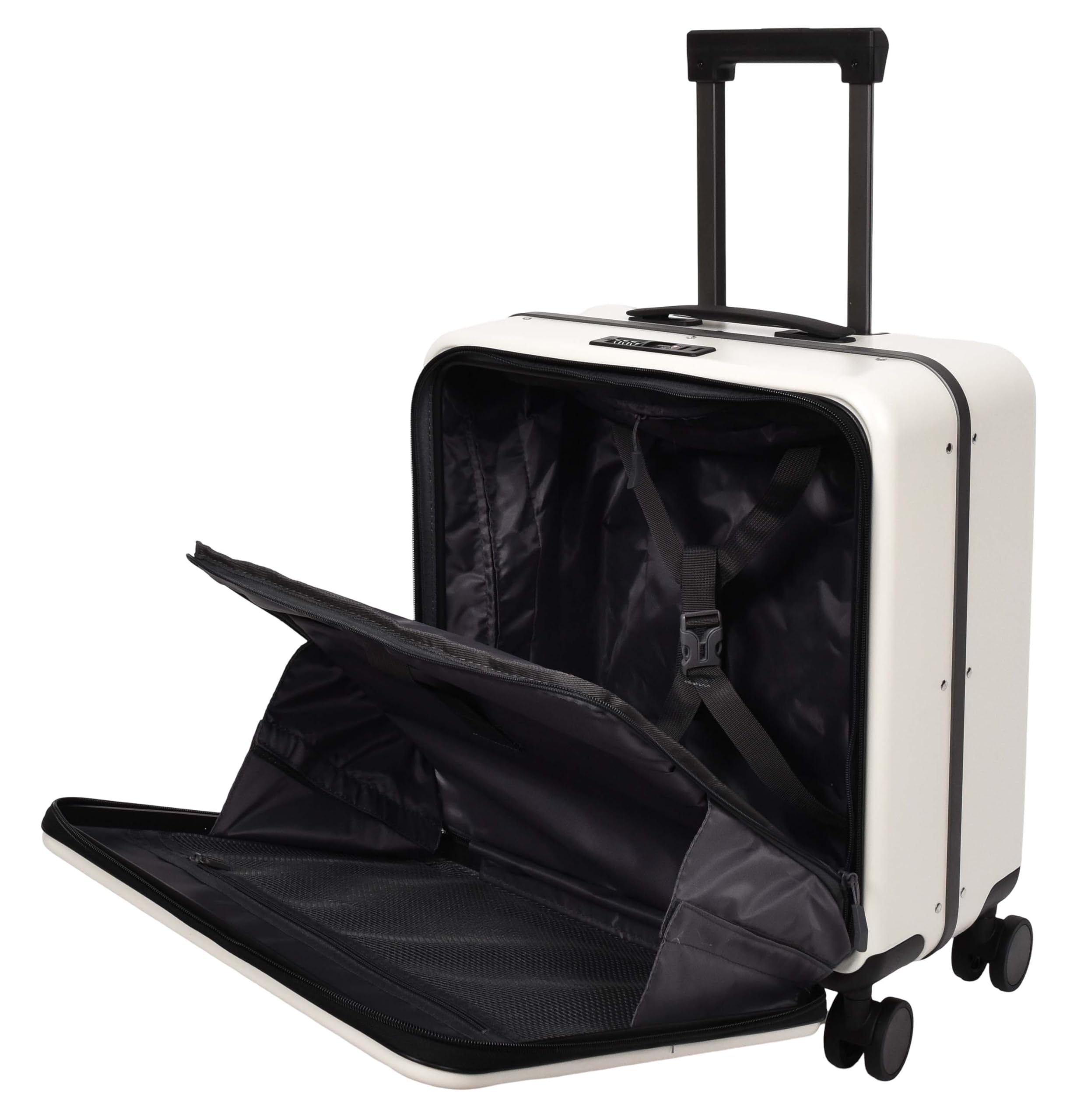 Etui pilotowe premium PC twarda obudowa, lekka torba podróżna HLG1018 (biała), biały, L: 41.5 x H: 49 x W: 24 cm, Etui pilota