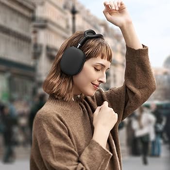 Fintie Silicone Case Cover for AirPods Max Headphones, Anti-Scratch Ear  Cups Cover and Headband Cover for AirPods Max, Accessories Skin Protector  for AirPods Max (Black) : Amazon.ca: Electronics