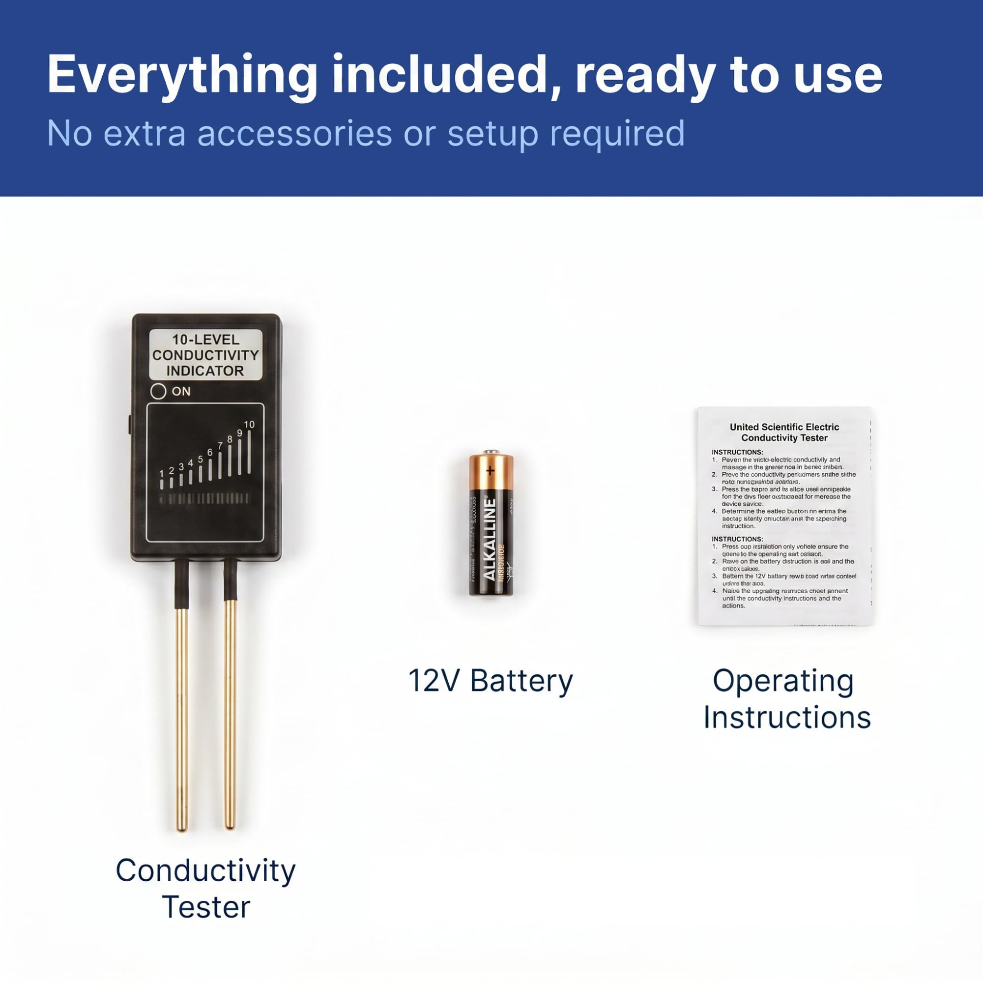 Electric Conductivity Tester - Lab & Classroom -6