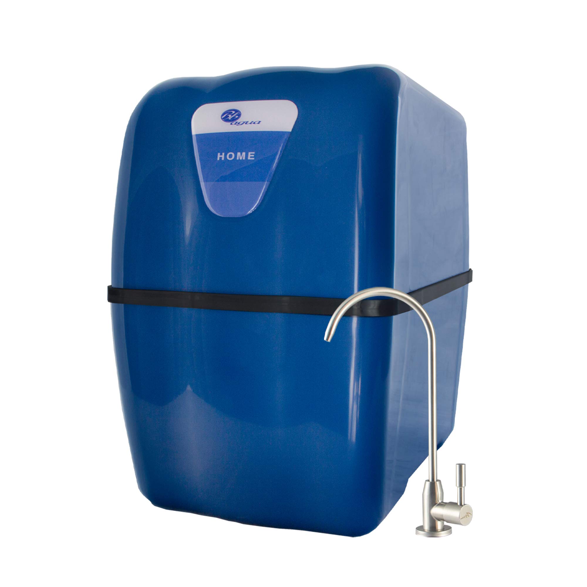 Bbagua Home. Equipo de Osmosis Inversa Compacta de 5 Etapas. Fácil Instalación bajo encimera y cambio de Filtros. Bajo rechazo. Agua saludable de mineralización débil.
