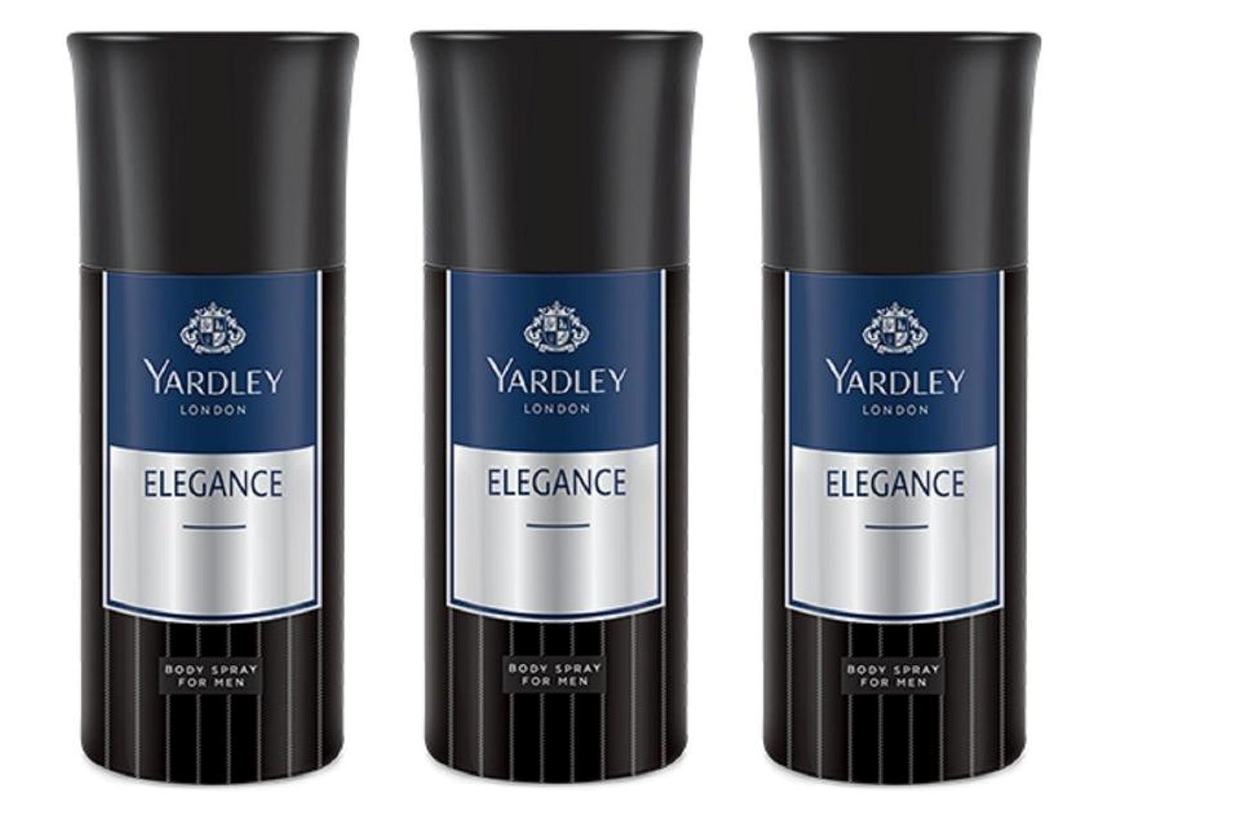 Yardley London Elegance Deodorant Spray For Men 150-Ml (Pack Of 3)-image-20