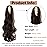 Mitrygreen Claw Clip Ponytail Extension 18 Clip in Wavy Ponytail Hair Extensions Long Pony Tails for Women Extensions Dark Black Wave Hairpiece
