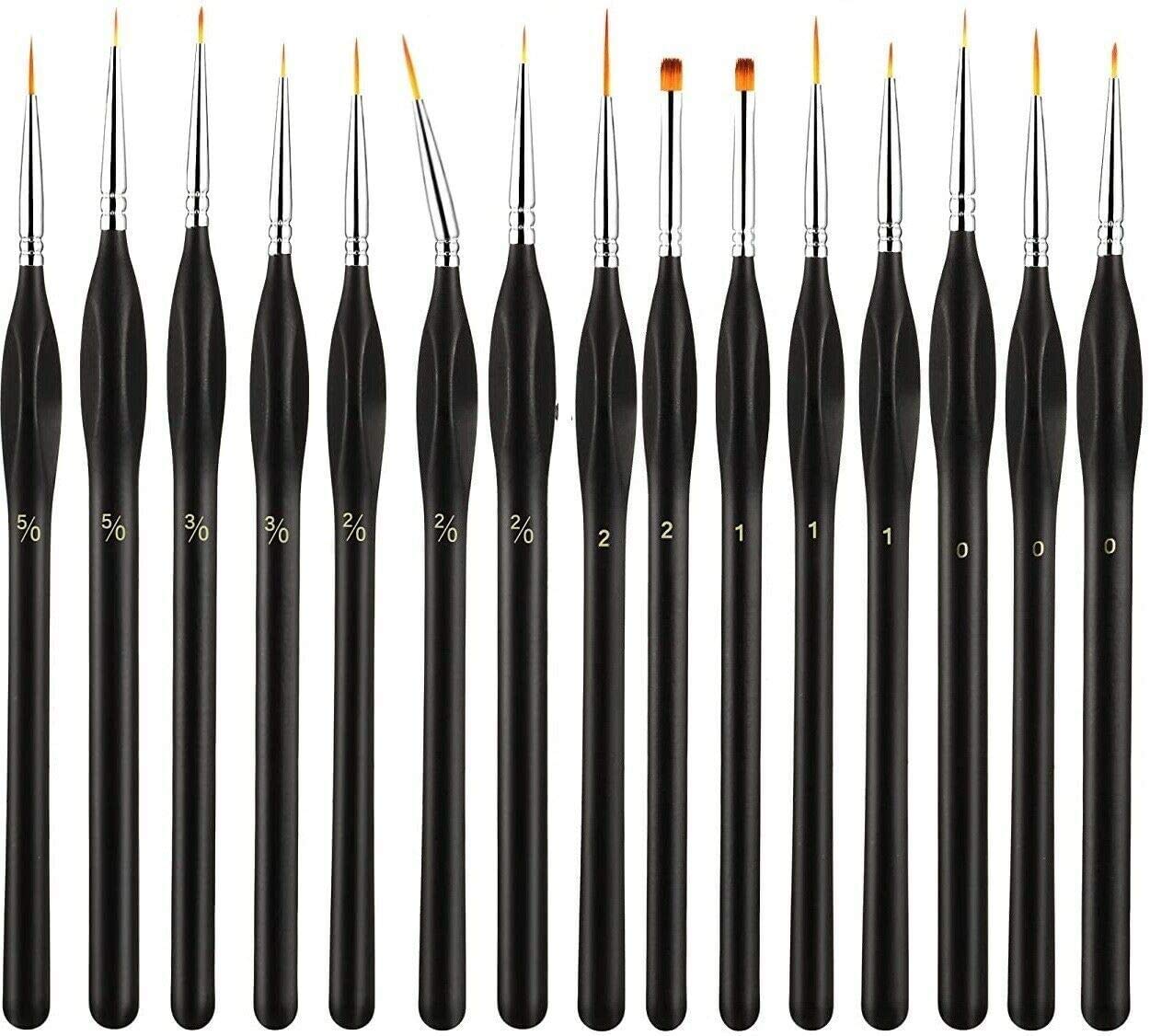 Buy Fine Detail Paint Brush Set, ēxora 15pcs Thin Brushes for Fine